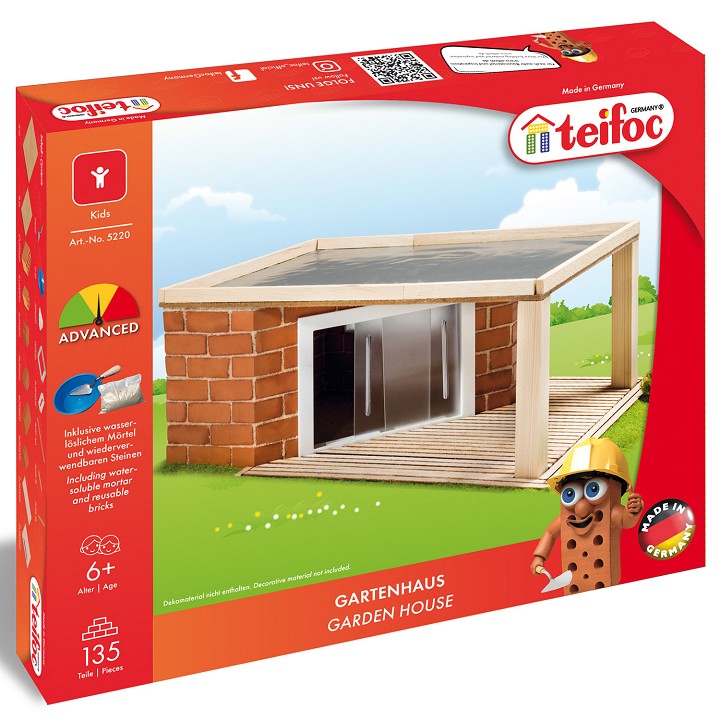 Building set - garden house - 135 pieces